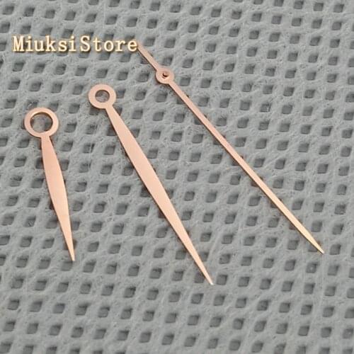 Rose gold watch hands fit Miyota 8215 8205 821A Mingzhu DG2813,3804 movement