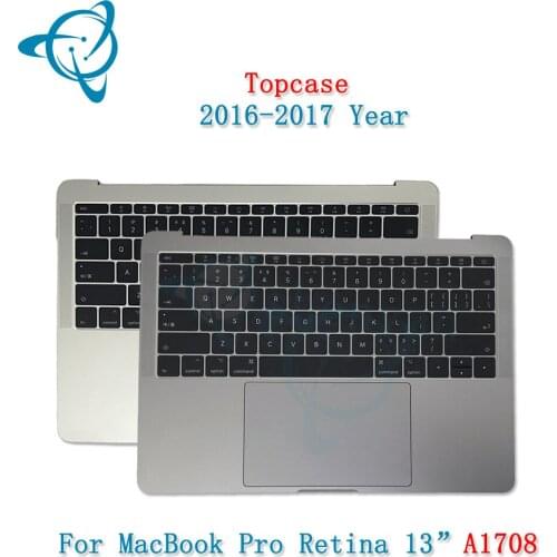 Shenyan A1708 Topcase For Macbook Pro Retina 13.3" C Housing Case US keyboard with Backlight Trackpad 2016 2017 Silver Grey