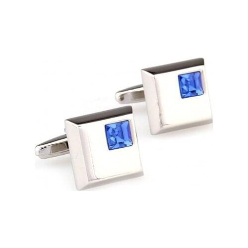 Blue Crystal Cufflink 15 Pairs Free Shipping