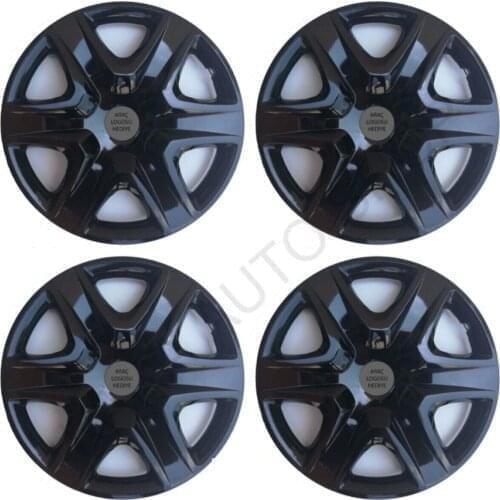 Skoda Rapid Wheel Cover 15 inch Gloss Black Flexible Unbreakable 4kol14-73