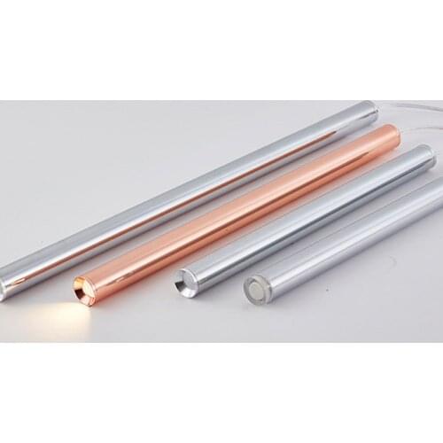 Modern Long Tube LED Pendant Light Nordic Loft Kitchen Island Hanging Mini Spotlight Restaurant Shop Counter Cylinder Pipe Lamp