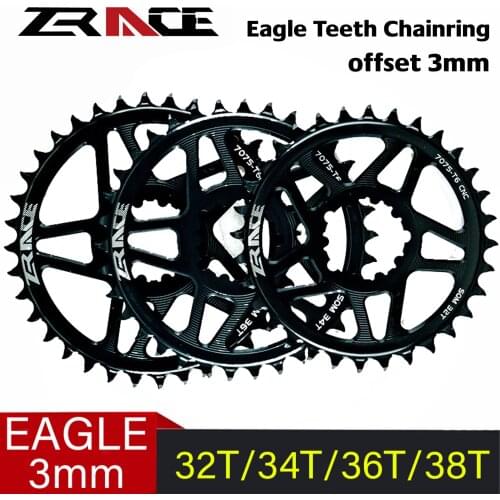 ZRACE 10s 11s 12s Chainrings Eagle Tooth Offset 3mm MTB Chainwheels for SRAM Direct Mount Crank Compatible Eagle 12 speed