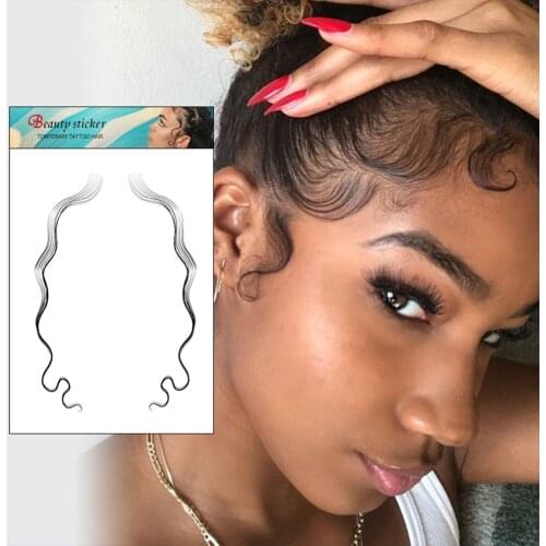 18 Types Tattoo Sticker Baby Hair Tattoo Stickers Creating The Seriously Real Baby Hair Tattoo Sticker For You Hairline Sticker