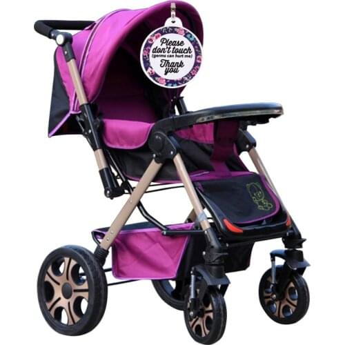 2020 Please Don't Touch New Baby Stroller Accessories Baby Seat Decoration Tag Accessories for Twin Stroller Lightweight Trolley