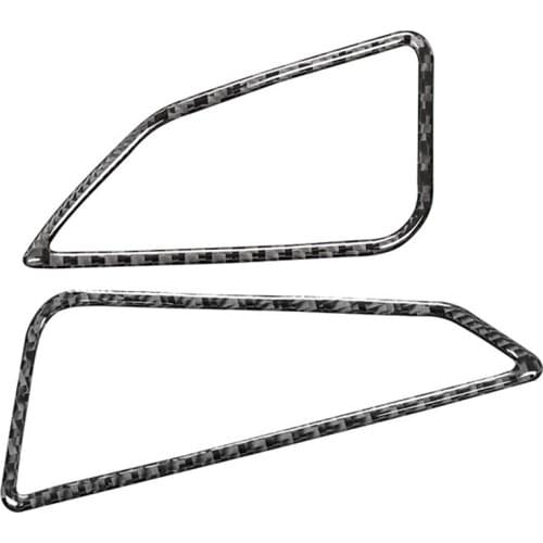 Car A Pillar Dashboard Air Outlet Bezel Trim Cover Frame Stickers Carbon Fiber for Toyota Corolla 2019 2020 2021