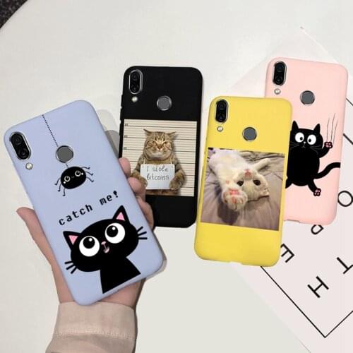 Honor Play Case COR-L29 Soft Silicone Phone Cases Cute Cartoon Cover For Huawei Honor Play HonorPlay Phone Protective Shell Bags