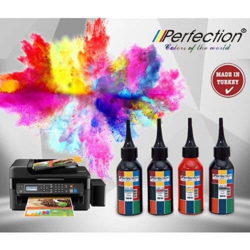 4x100 ml Refill Ink For Epson EcoTank Printers ET-2714 ET-2715 ET-2720 ET-2721