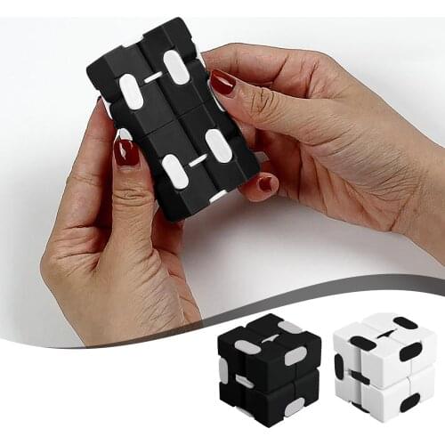 Childrens adult puzzle decompression toys, fingertips, portable, lightweight, infinite cube, fingertips can be decompressed #SA