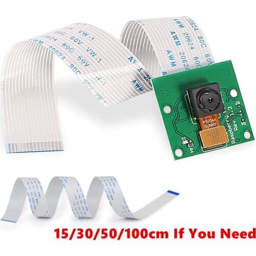 For Raspberry Pi 4 Camera 1080p 720p Camera module for Raspberry pi 4B 5Mp Webcam for Raspberry Pi 3 Model B+ Camera Cable