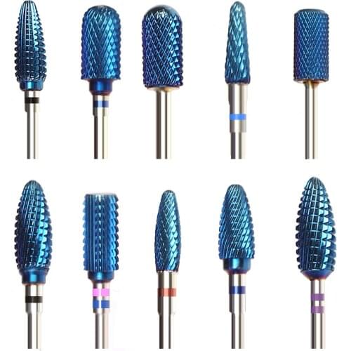 Milling Cutter For Manicure carbide Nail Drill Bits Manicure Machine Accessories Rotary Electric Nail Files Nail Art Tools