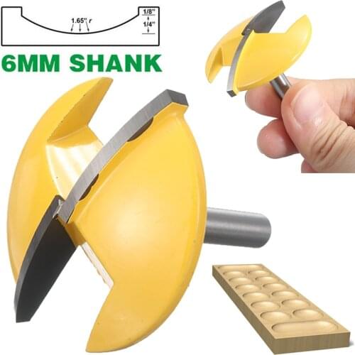 1pc 6mm Shank Trimmer Cleaning Flush Trim Wood Router Bit For Wood Woodworking Milling Cutter Tool