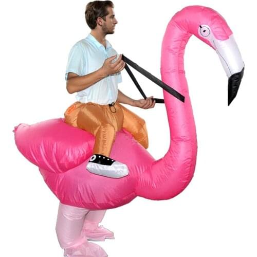 Innovative Toy Halloween Christmas Flamingo Cosplay Costume Inflatable Spoofing Costume Props