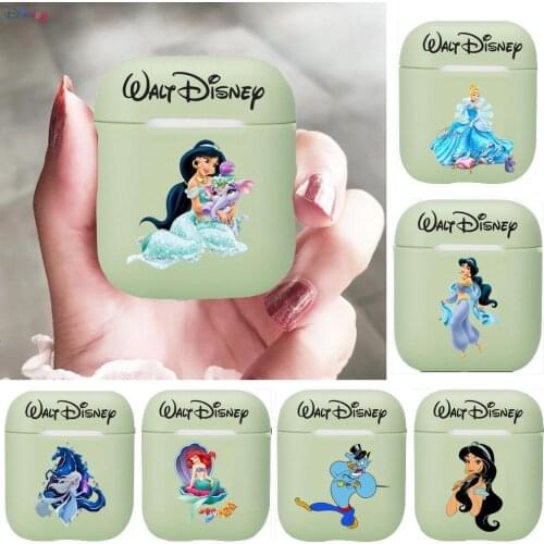 Disney Princess Soft Silicone Cases For Apple Airpods 1/2 Protective Case Bluetooth Wireless Earphone Cover For Apple Air Pods