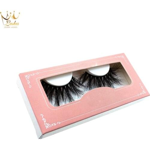 Crown Lashes 100 pairs custom eyelash packaging box free logo individual false eyelashes 3d mink eyelash