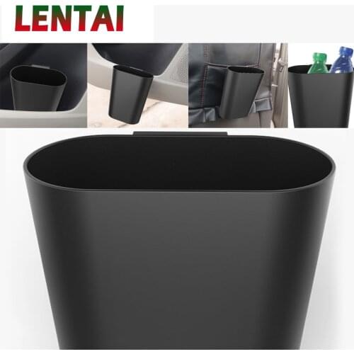 LENTAI NEW 1PC Car Trash Bin Portable Rubbish Can For Kia Rio Ceed Sportage 2017 Cerato Sorento Mazda CX-7 6 Mini Cooper R56 F56