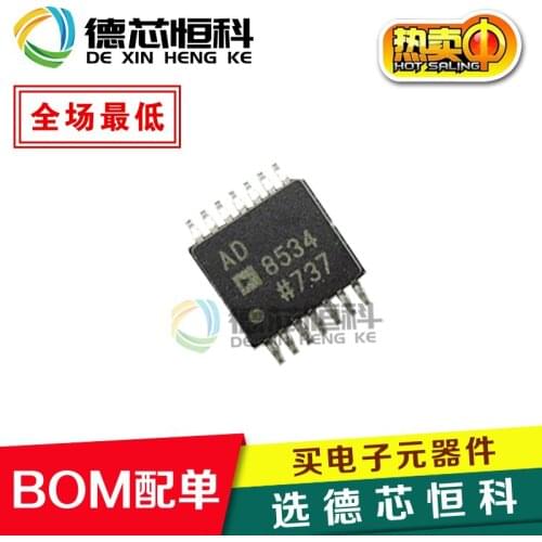 New original AD8534 AD8534ARU AD8534ARUZ patch TSSOP14 amplifier imports
