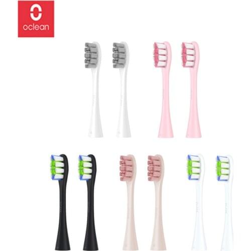 2/4 Pcs Original Oclean Brush Heads for Oclean Z1 X SE Air One Automatic Sonic Toothbrush Replacement Deep Cleaning Brush Head