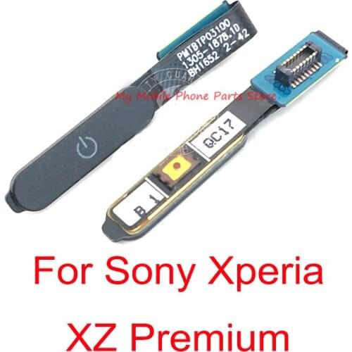 Original Power ON OFF Switch Fingerprint Sensor Button Touch ID Flex Cable Ribbon For Sony Xperia XZ Premium G8142 G8141 XZP