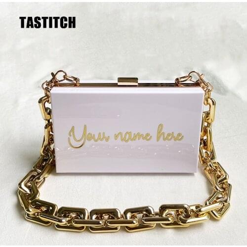 Personalized Golden frame Acrylic Clutch Monogram Purse Bridesmaid Clutch Bridesmaid Handbag Bridesmaid Bags Custom Mrs Clutch