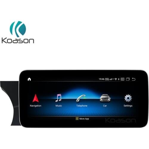 Qualcomm 10.25 inch Screen Display Monitor 4G CarPlay GPS Navigation for Benz C class W204/ 2011-2014 Vehicle Multimedia LHD