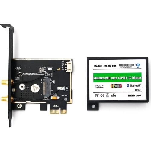 Cheapest Price Desktop Network M.2 Ngff Wireless Card To Pci-E 1X Adapter