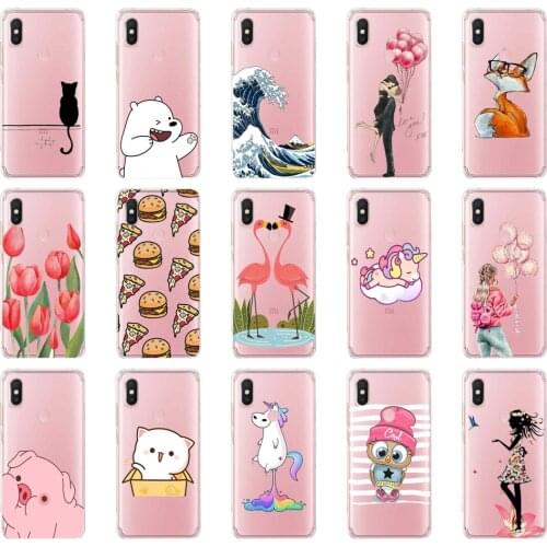 Silicone case For xiaomi Redmi S2 Case Y2 Cover Phone Cases xiaomi Redmi Y2 bumper Hongmi S2 Coque Full Protection Soft Cat