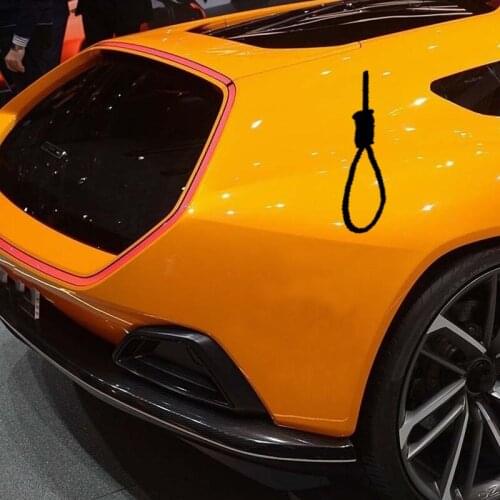 EmpireYing 3 Sizes 8 Colors Factory Outlets Noose Rope Gallows Funny Car Sticker All Smooth Surface Home Decor Vinyl Decal Gifts