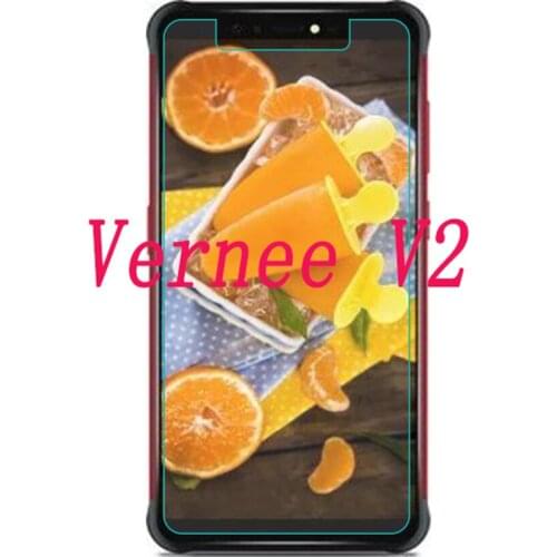 2PCS Smartphone Tempered Glass 9H Explosion-proof Protective Film Screen Protector mobile phone for Vernee V2 5.99"