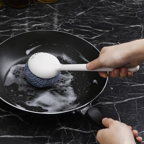 1PC Long Handle Pot Brush Nano Dish Bowl Washing Cleaning Brush Multifunction Kitchen Pan Cleaning Brush Tools