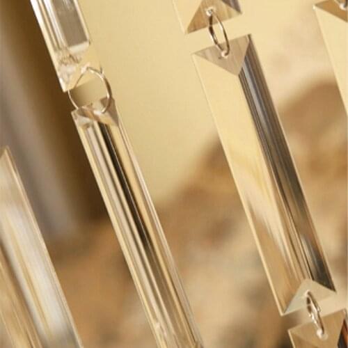 30meters Crystal Glass Beads Door/Window Curtain Octagon Bead Chain Finished Porch Window Curtain