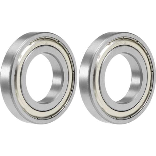 16005ZZ Deep Groove Ball Bearing 25x47x8mm Double Shielded Bearing Steel Bearings 2-Pack