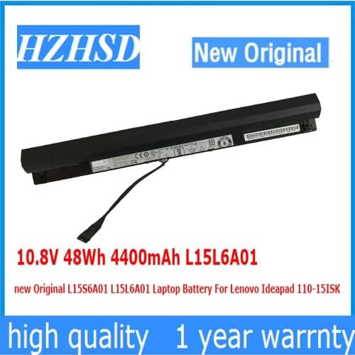 10.8V 48Wh 4400mAh L15L6A01 new Original L15S6A01 L15L6A01 Laptop Battery For Lenovo Ideapad 110-15ISK