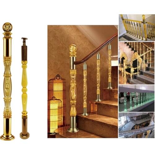 1200MM Acrylic Stair handrail support column Railing Handrail Decoration Material Building Material Column Stair Decoration