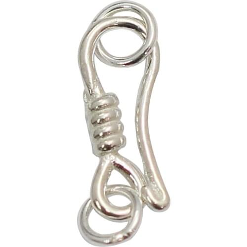 Beadsnice 925 Sterling Silver Hook and Eye Clasp Jewelry Making Accessories 39276