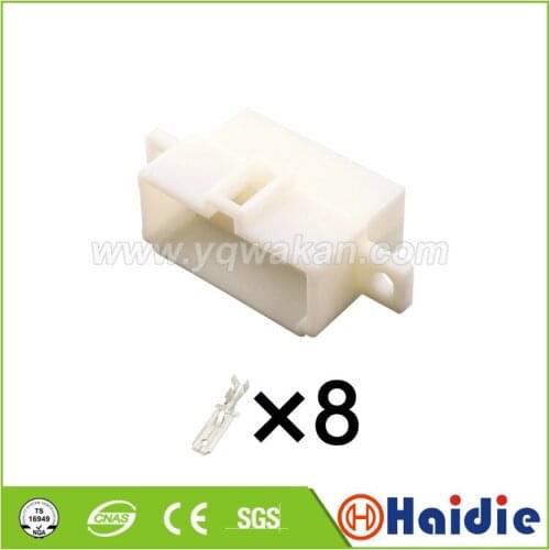 Free shipping 5sets 8pin Auto wiring harness cable plug unsealed plug connector