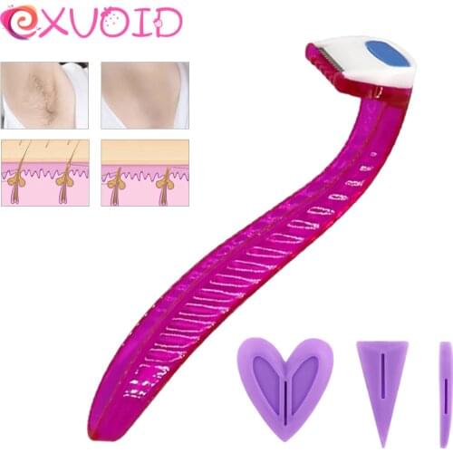 EXVOID Pubic Hair Razor Sexy Female Privates Shaving Stencil Sex Toys for Couples Intimate Shaping Tool Women Bikini Dedicated