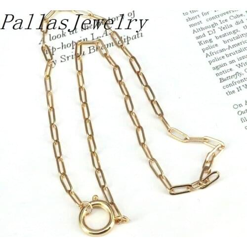 10Pcs Gold Choker Necklace Making Chains For Handmade Spring Clasps Punk Jewelry Making Components Supplies