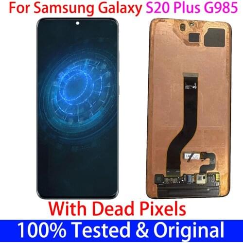 Original Super AMOLED LCD For Samsung Galaxy S8 G950 G950F LCD Display Touch Screen Digitizer with Dead Pixels replacement