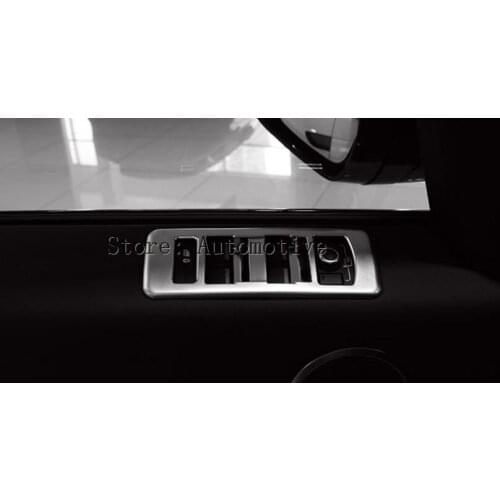 For Landrover Range Rover Sport 2014-2017 Car Accessories ABS Chrome Window Lift Switch Frame Cover Trim 4Pcs/set