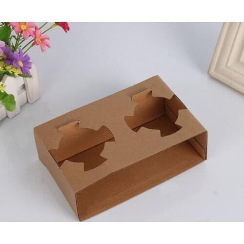Custom eco-friendly printed Kraft cardboard packaging box for steel and bamboo straws with insert ---DH10155