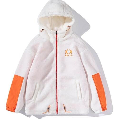 Men Cashmere Baseball Jackets New Mens Warm Thicken Jackets Male Hot Sale Outerwear Hooded Loose Coats Brand Mens Clothing