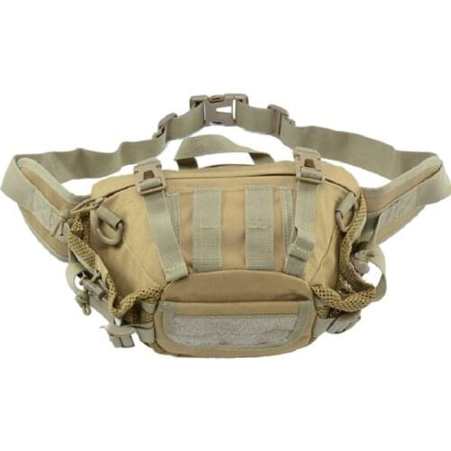 Camping Cycling Outdoor Waist Bag Multifunctional Waist Bag Tactical Camouflage Waist Bag Mobile Phone Waterproof Bag
