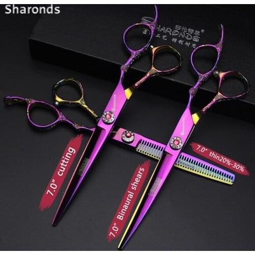 Sharonds Professional Hairdressing Scissors Hair Salon Dedicated High-Quality Hairdressing Scissors Set Thinning Scissors