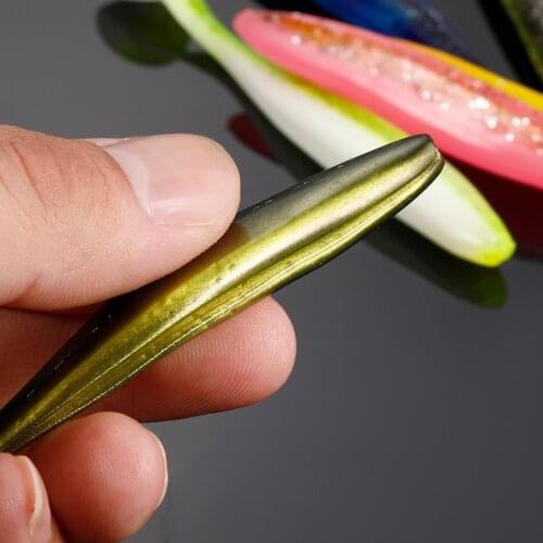 Fishing Lure Soft Bait Luminous Body Fishing Lure Crankbait Silicone Bait Artificial Soft Baits 5.5cm 1.2g