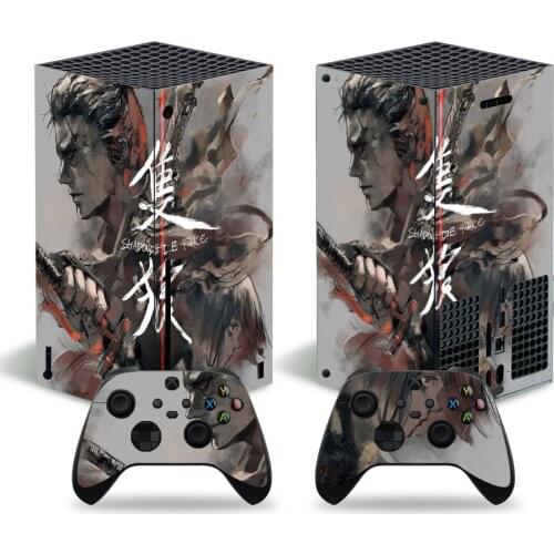 Branch Wolf Style Skin Sticker Decal Cover for Xbox Series X Console and 2 Controllers Xbox Series X Skin Sticker Viny 3