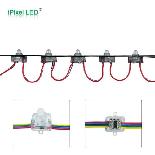 Full color 12mm 5v led waterproof pixel light string