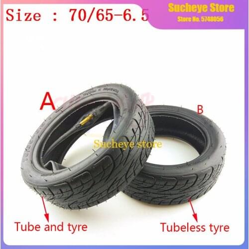 70/65-6.5 Inner Tube Outer Tyre or Tubeless Tire 10x3.00-6.5 Tire for Xiaomi Mini Pro Electric Scooter Balance Car Accessories
