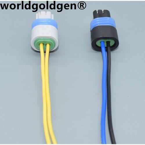Worldgolden 2/10/50pcs auto waterproof connector 12162193 Water temperature sensor plug