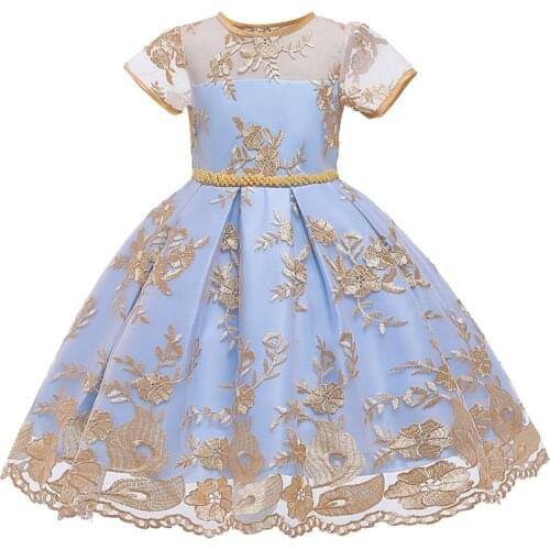 Girl Winter Dress Free headband Children Christmas Party Princess Dresses Kids Wedding Gown Girls baby Birthday Party Clothing