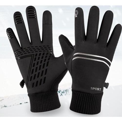 Winter Warm Gloves Waterproof windproof Outdoor Gloves Thicken Warm Mittens touch screen Gloves Unisex Men Sports Cycling Glove